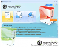 DisCryptor PERSONAL screenshot